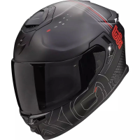 [SCORPION EXO] Мотошлем EXO-GT SP AIR TECHLANE, цвет Черный Матовый/Серый/Красный