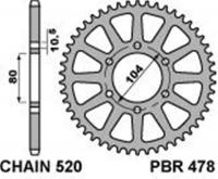 PBR Звезда задняя    478-43   (сталь)