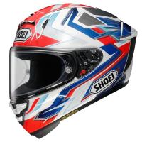 SHOEI Мотошлем X-Spirit PRO ESCALATE бело-сине-красно-серый, TC-10