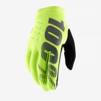 Мотоперчатки подростковые 100% Brisker Youth Glove Fluo Yellow