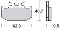 NISSIN Тормозные колодки  2P-227GS  (432)