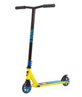 Самокат 110A.WOLF.BLM21 для детей NOVATRACK WOLF EL, черно-лимонный