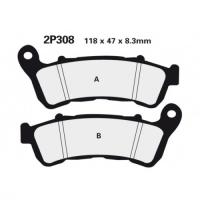 NISSIN Тормозные колодки  2P-308ST  (172)