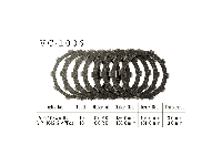 VESRAH   Диски сцепления VC-1006