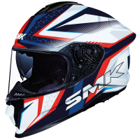 Шлем SMK TITAN SLICK, цвет синий/белый/красный
