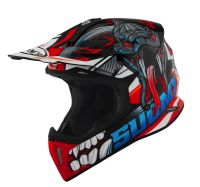 [SUOMY] Мотошлем X-WING SNAKE, цвет Черный/Красный/Синий