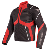 Куртка текстильная Dainese SAURIS D-DRY Black/Tour-Red/Light-Gray