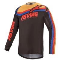 ALPINESTARS Джерси TECHSTAR VENOM JERSEY Черно-красно-оранжевый, 1344