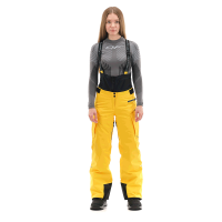 Dragonfly Штаны горнолыжные утепленные Gravity Premium WOMAN Yellow-Dark Ocean