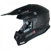Шлем кроссовый JUST1 J39 SOLID, черный матовый