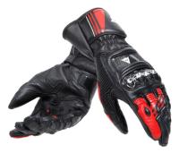 Перчатки кожаные Dainese DRUID 4 LEATHER GLOVES Black/Lava-Red/White