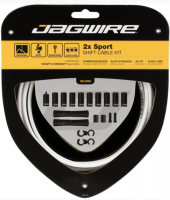 Набор рубашек и тросиков переключения Jagwire Sport Shift Kit 2X White (UCK314)