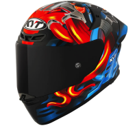 [KYT] Мотошлем TT-REVO MAGNET, цвет Черный Матовый/Синий/Красный