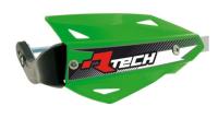RTech Защита рук Vertigo ATV зеленая с крепежом (moto parts)