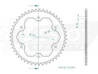 ESJOT Звезда ведомая 50-29041 42 (moto parts)