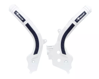 RTech Защита рамы SX125-150/SXF250-450 16-18 # XC-W125-150/EXC/EXCF/XC-W250-500 17-19 белый/черный (moto parts)