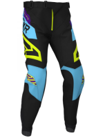 FXR MX Брюки Podium MX 20 Black/Sky Blue/Purple/Hi Vis