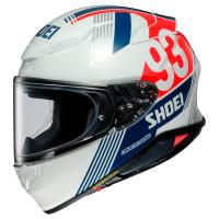 SHOEI Мотошлем NXR 2 MM93 RETRO бело-сине-красный, TC-10