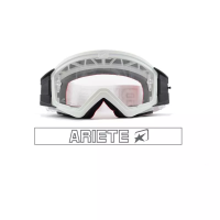 ARIETE Кроссовые очки (маска) MUDMAX - WHITE / CLEAR LENS WITH PINS (moto parts)