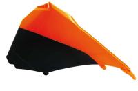 RTech Боковина возд. фильтра левая SX125 13-15 # SX250 13-16 # SXF 13-15 # EXC/EXCF 14-15 оранжево-черная (moto parts)