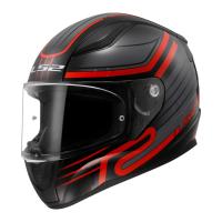 LS2 Мотошлем FF353 RAPID II CIRCUIT черно-красный