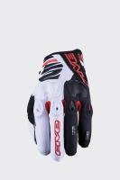 FIVE Перчатки E2 white/black/red