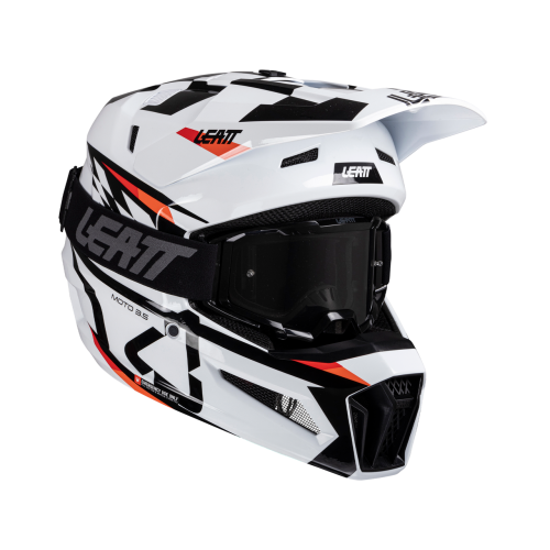 Мотошлем Leatt Moto 3.5 Helmet Kit White 2025 фото в интернет-магазине FrontFlip.Ru