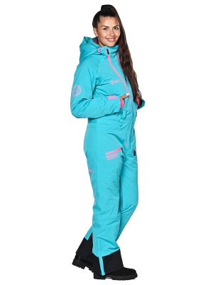 SNOW HEADQUARTER Снегоходный комбинезон женский B-9033 Голубой фото в интернет-магазине FrontFlip.Ru
