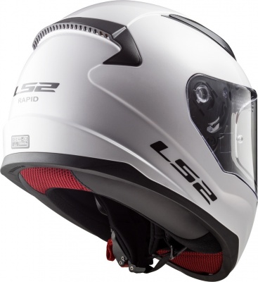 LS2 Мотошлем FF353 RAPID SOLID белый фото в интернет-магазине FrontFlip.Ru
