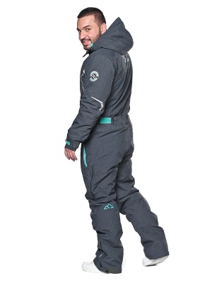SNOW HEADQUARTER Снегоходный комбинезон мужской A-89001 Серый фото в интернет-магазине FrontFlip.Ru