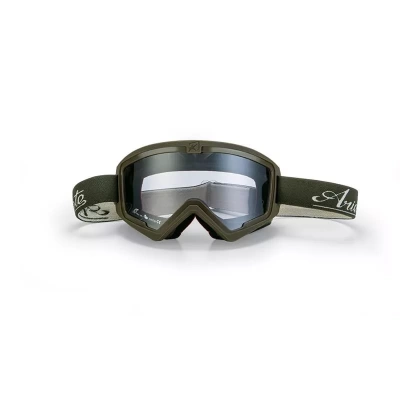 ARIETE Кроссовые очки (маска) MUDMAX RACER - GREEN (moto parts) фото в интернет-магазине FrontFlip.Ru