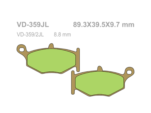 VESRAH Тормозные колодки  VD-359JL  (319) фото в интернет-магазине FrontFlip.Ru