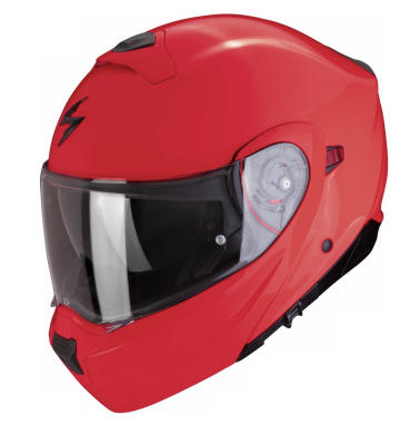 [SCORPION EXO] Мотошлем EXO-930 EVO SOLID, цвет Красный фото в интернет-магазине FrontFlip.Ru