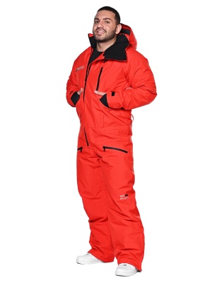 SNOW HEADQUARTER Горнолыжный комбинезон мужской AA-0159 Красный фото в интернет-магазине FrontFlip.Ru