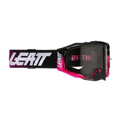 Очки Leatt Velocity 6.5 Neon Pink Light Grey 58% фото в интернет-магазине FrontFlip.Ru