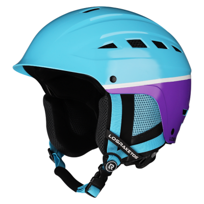 Горнолыжный шлем Los Raketos Sabotage Blue Violet Gloss фото в интернет-магазине FrontFlip.Ru