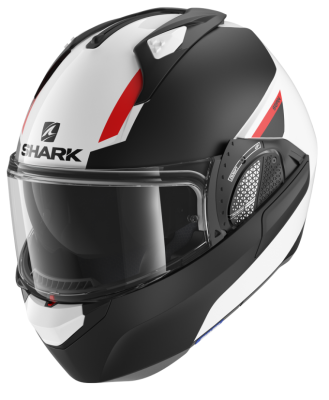 Шлем SHARK EVO GT SEAN White/Black/Red фото в интернет-магазине FrontFlip.Ru