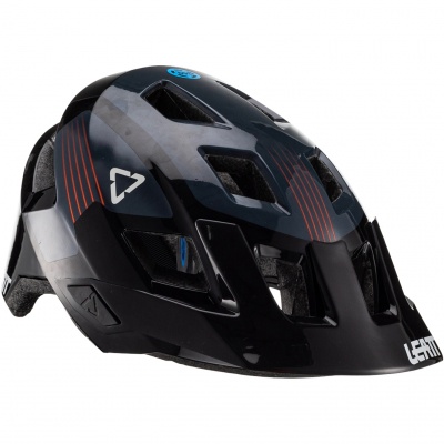 Велошлем подростковый Leatt MTB All Mountain 1.0 Junior Helmet Black фото в интернет-магазине FrontFlip.Ru