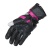 [RUSH] Перчатки IMPULSE LADY кожа, цвет Черный/Белый/Розовый фото в интернет-магазине FrontFlip.Ru