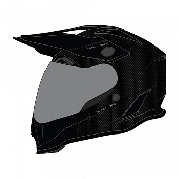 Шлем 509 Delta R3 Carbon Fidlock® (ECE) Black Ops