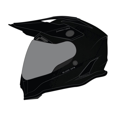 Шлем 509 Delta R3 Carbon Fidlock® (ECE) Black Ops фото в интернет-магазине FrontFlip.Ru