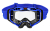 LS2 Очки кросс AURA Goggle с прозрачной линзой черно-синие