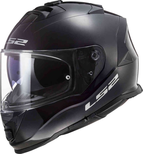 LS2 Мотошлем FF800 STORM SOLID черный матовый фото в интернет-магазине FrontFlip.Ru