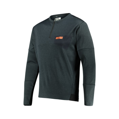 Велоджерси Leatt MTB Trail 4.0 Jersey Black фото в интернет-магазине FrontFlip.Ru