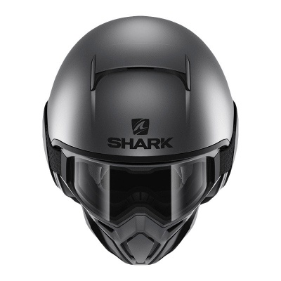 [SHARK] Мотошлем street-drak, цвет антрацит матовый/черный матовый фото в интернет-магазине FrontFlip.Ru