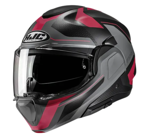 HJC Мотошлем F100 BIOS MC8SF фото в интернет-магазине FrontFlip.Ru