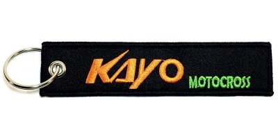 Брелок BMV 0102 "Кайо" ткань, вышивка, разм. 13*3см фото в интернет-магазине FrontFlip.Ru