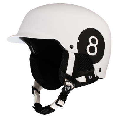 Сноубордический шлем Los Raketos  Spark Lucky 8 White фото в интернет-магазине FrontFlip.Ru
