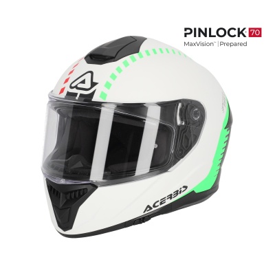 Шлем Acerbis KRAPON 22-06 White/Black фото в интернет-магазине FrontFlip.Ru