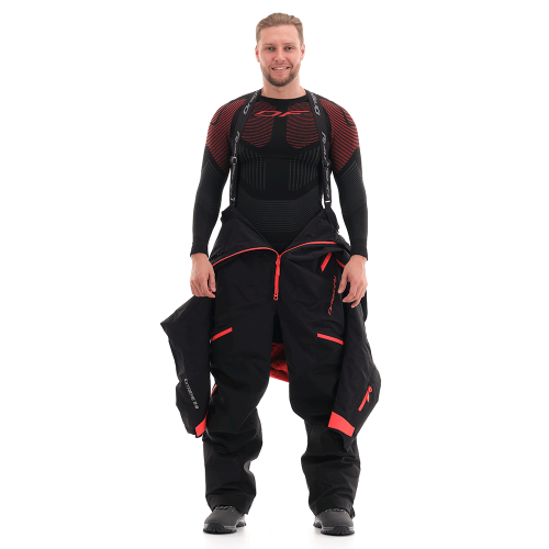 Dragonfly Комбинезон Extreme 2.0 MAN Black-Red 2021 без утеплителя фото в интернет-магазине FrontFlip.Ru